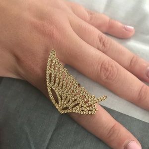 Swarovski butterfly ring
